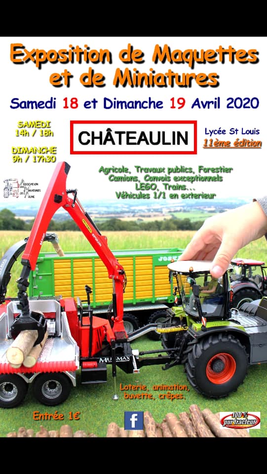 EXPO Miniature de l'aulne 18 et 19 Avril 2020