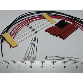 Led 1,8mm clignotante rouge à câbler - par sachet de 4