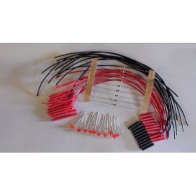 Led 1,8mm clignotante rouge diffusant à câbler - par sachet de 10