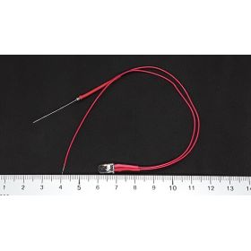Led 5mm effet bougie rouge