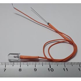 Led 5mm effet bougie orange 