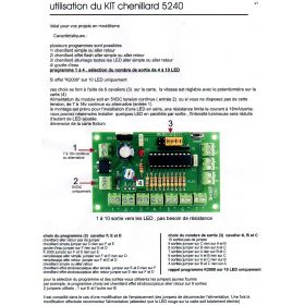 Module Chenillard monté