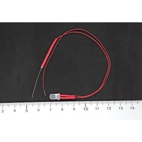 Led 5mm effet bougie rouge diffusante opaque