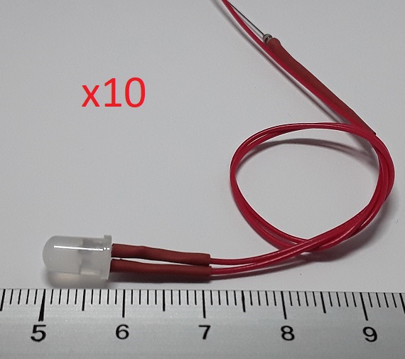 Garosa Diode électroluminescente LED Câblée Plusieurs Couleurs Câble De Lumière LED 20cm 0.06W - Foto 5