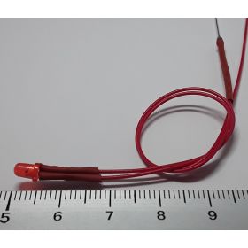 Led clignotante 3mm rouge diffusante