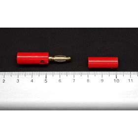 Fiche banane rouge 4 mm