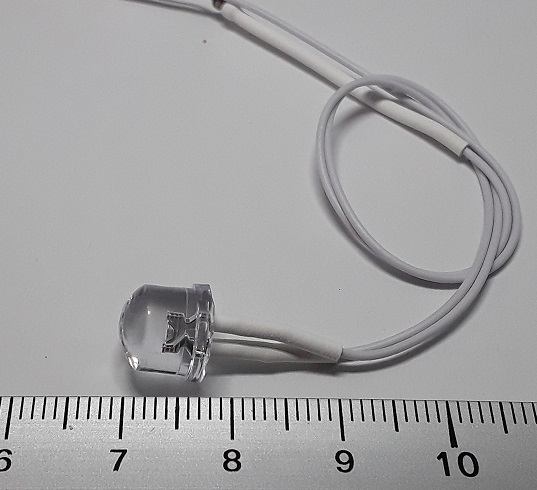 LED 8mm Grand Angle Câblée - Marque APDL - Parfaite Pour Le Modélisme - Neuf