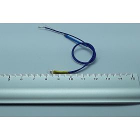 Led 3mm câblée effet bougie bleue par 10