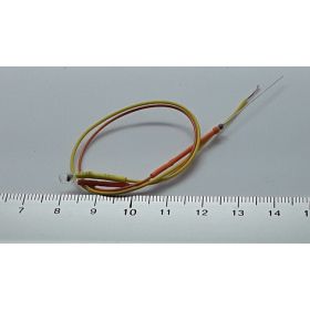 Led 3mm effet bougie jaune ambre par 10