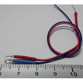 Led clignotante 3mm rouge et bleu