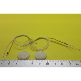 Kit globe 15mm blanc et micro leds câblées blanc chaud
