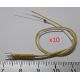 Au Pays des Leds - Led cylindrique 3mm court blanc chaud  - par sachet de 10