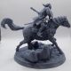 Au Pays des Leds - Figurine cavalier médiéval à peindre