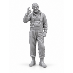 Figurine pêcheur 1/72ème