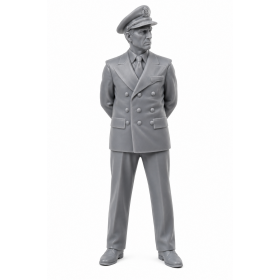 Figurine Officier mains dans le dos 1/24ème