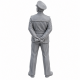 Au Pays des Leds - Figurine Officier mains dans le dos 1/20ème