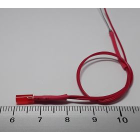 Led tube cylindrique 3mm long rouge diffusant