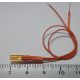 Au Pays des Leds - Led tube cylindrique 3mm long orange diffusant