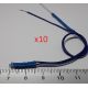 Au Pays des Leds - Led 1,8mm clignotante bleu diffusant - par sachet de 10