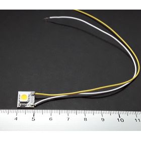 Micro led câblée type A  auto clignotante 0.8x1.25x2.0mm APDL modélisme 