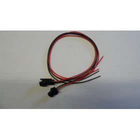 Connecteur à clipser 8x8x14mm Avec Fil Male/femelle noir rouge