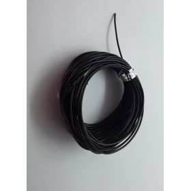 Bobine fil électrique 0.14mm noir 10m