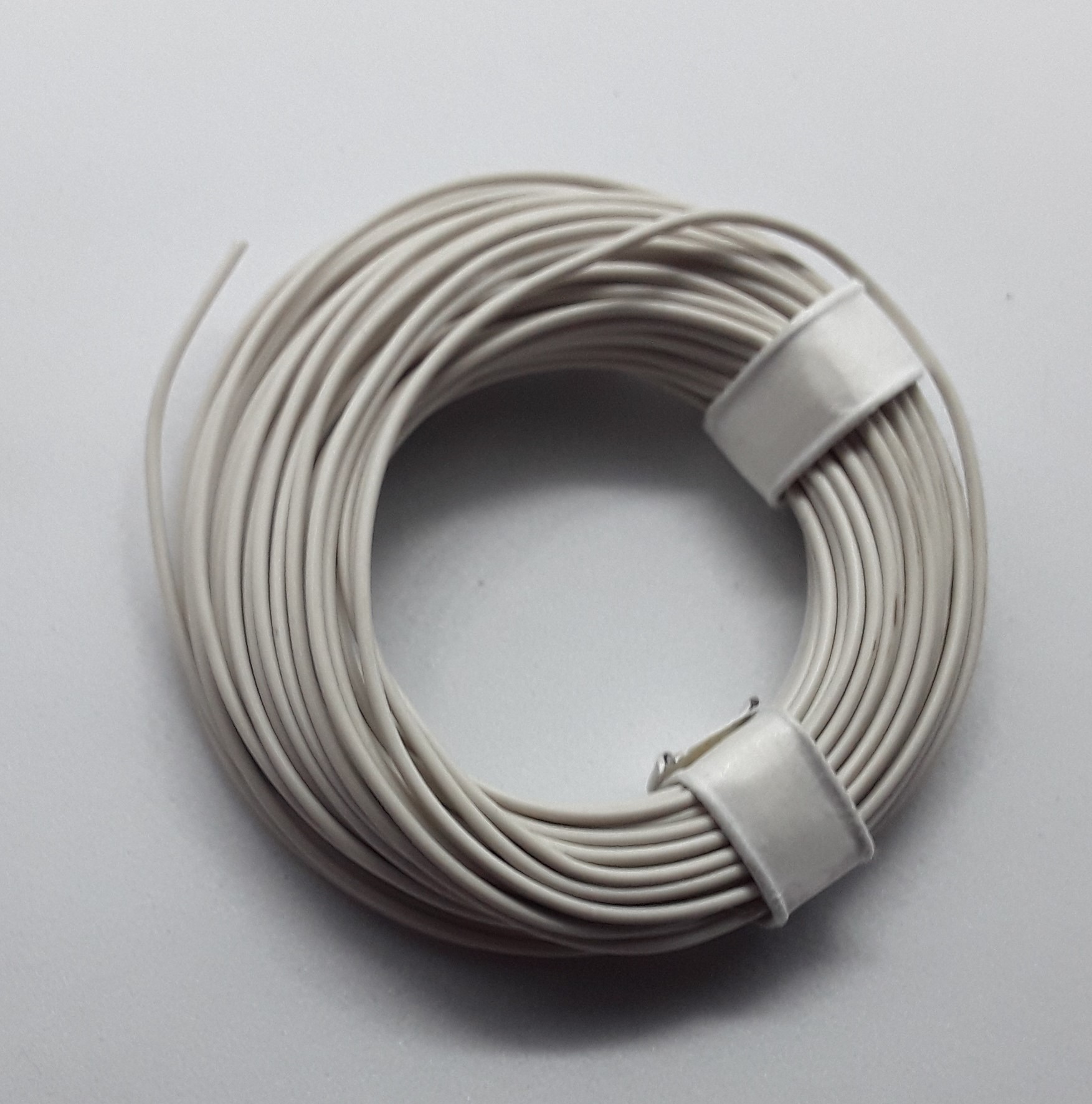 Acheter Bobine fil électrique 0,14mm blanc 10m - Au Pays des Leds