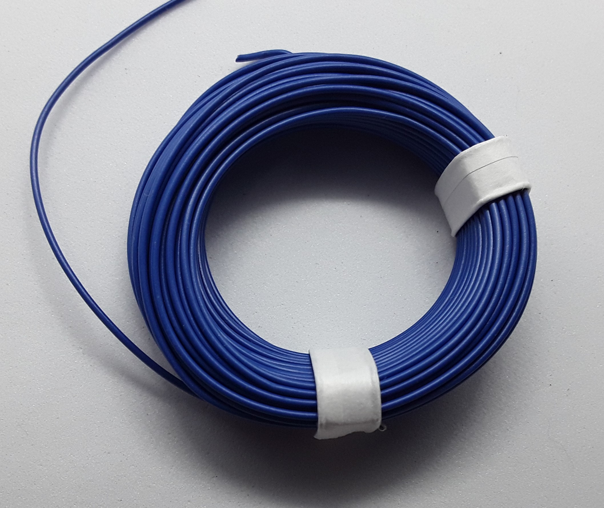 Acheter Bobine fil électrique 0,14mm bleue 10m - Au Pays des Leds