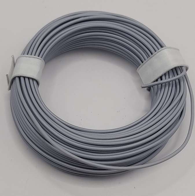 Acheter Bobine fil électrique 0,14mm Gris 10m - Au Pays des Leds