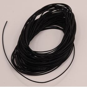 Bobine fil électrique 0,9mm Noir 10m