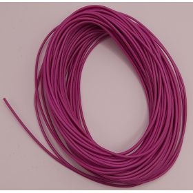 Bobine fil électrique 0,9mm mauve10m