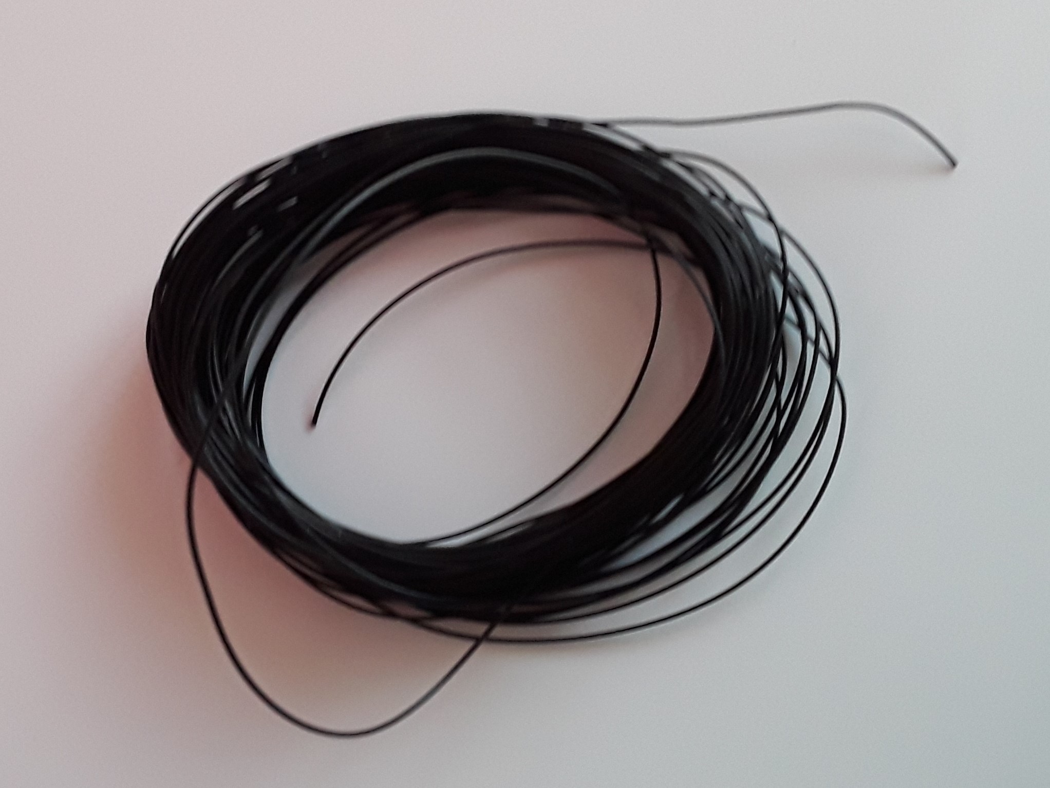 Acheter Bobine fil électrique 0,5mm noir 10m - Au Pays des Leds