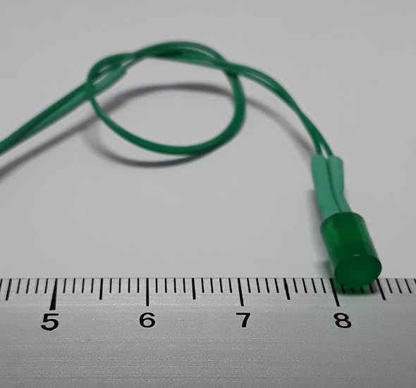 486V# 10 à 100pcs LED cylindrique 5mm vert diffusant clair - flat TOP 486V# 10 à 100pcs LED cylindrique 5mm vert diffusant clair - flat TOP
