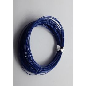 Bobine fil électrique 0,5mm bleu 10m