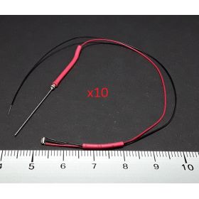 Micro led clignotante type A RGB disco lent - par sachet de 10