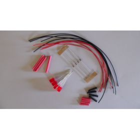 Led cylindrique 5mm rouge diffusant à câbler - par sachet de 4