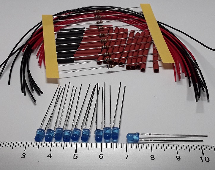 LED Clignotante 5mm 12v Orange Diffusante C416DO - Lot De 5 &agrave; 100 Pi&egrave;ces, Neuf, Pr&eacute;-c&acirc;bl&eacute; SK87 C416DO